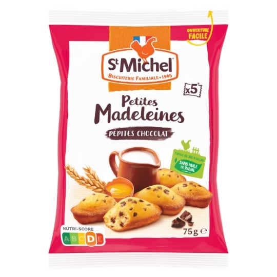 Madeleines Pépites De Chocolat ST MICHEL