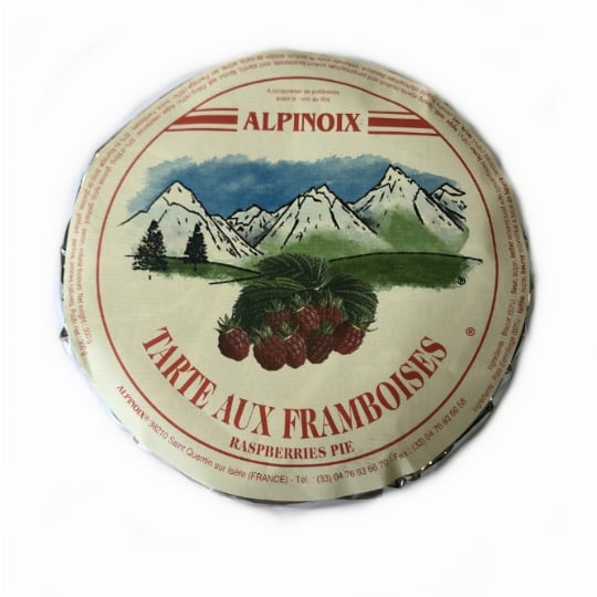 Tarte aux framboises ALPINOIX