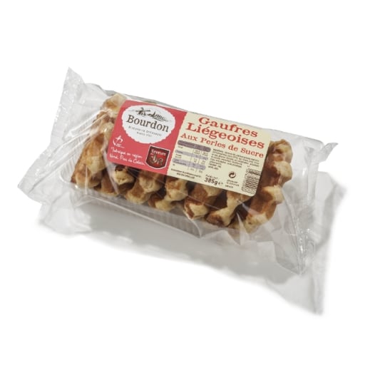 Gaufres liégeoises sucre BISCUITERIE BOURDON