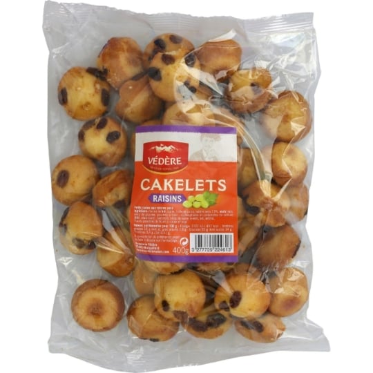 Petits cakes aux raisins BISCUITERIE VEDERE
