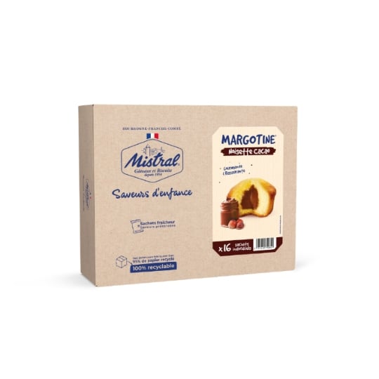 Gâteaux Margotine Noisette Cacao BISCUITS MISTRAL