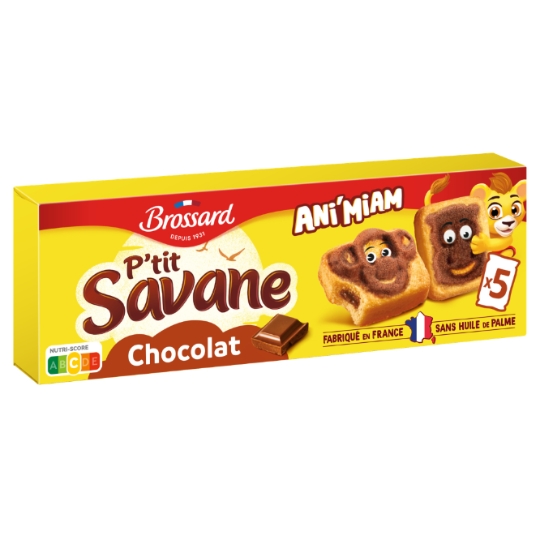 Gâteaux Fourrés Animiam Chocolat P'tit Savane BROSSARD