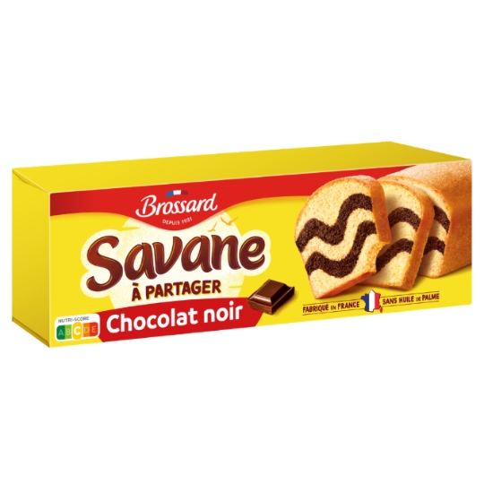 Gâteau Marbré Savane A partager Chocolat Noir BROSSARD