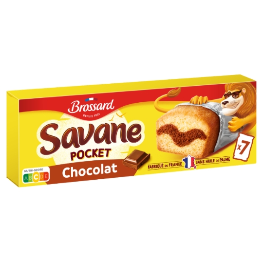 Gâteau Marbré Savane Pocket Chocolat BROSSARD