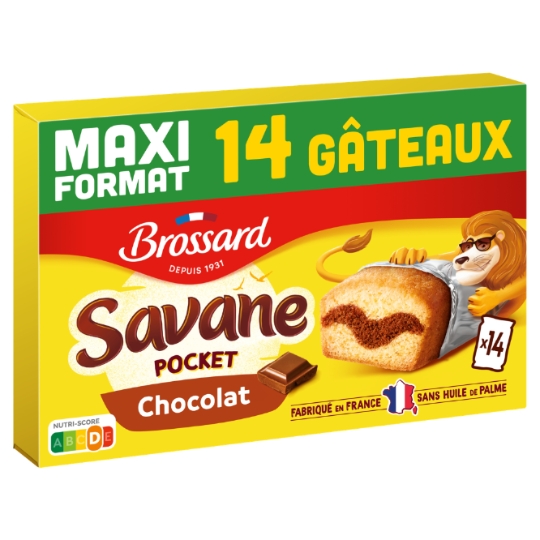 Gâteau Marbré Pocket Chocolat Savane BROSSARD