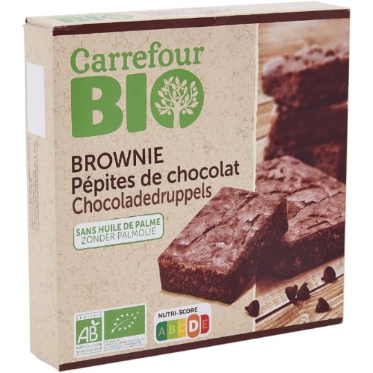 Brownie pépites de chocolat CARREFOUR BIO