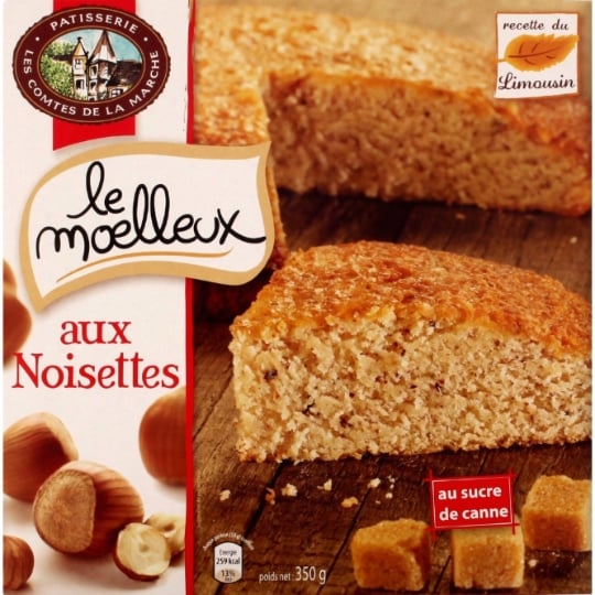 Gâteaux moelleux aux noisettes COMTES DE LA MARCHE