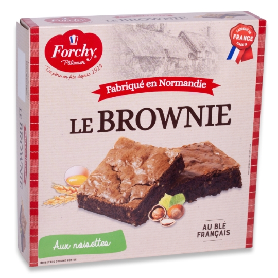 Brownie aux Noisettes au Blé Français Fabriqué en Normandie FORCHY