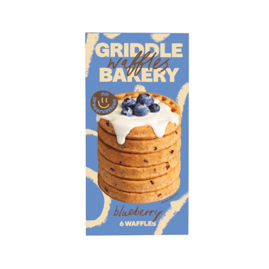 Gaufres au Blé Complet Saveur Myrtille GRIDDLE