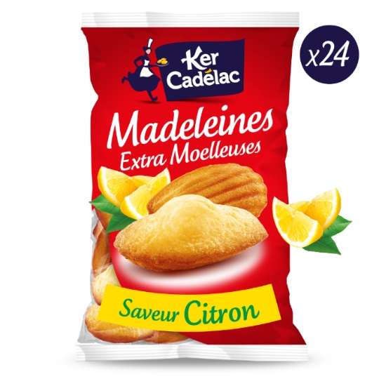 Madeleine  citron extra moelleuse  KER CADELAC