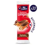 Madeleines Longues Marbrée aux Pépites de Chocolat KER CADELAC