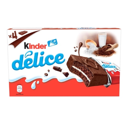 Gâteau  délice cacao et fourré lait KINDER