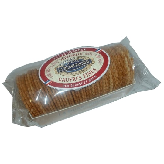 Gaufres fines pur beurre & rhum LA DUNKERQUOISE