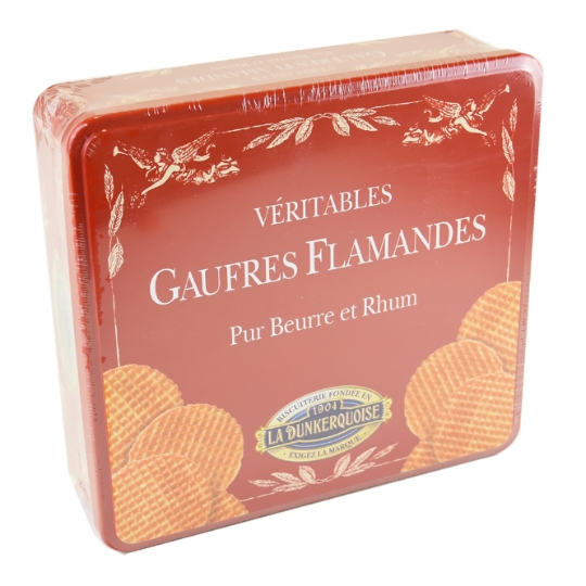 Gaufres Flamandes Pur Beurre et Rhum LA DUNKERQUOISE