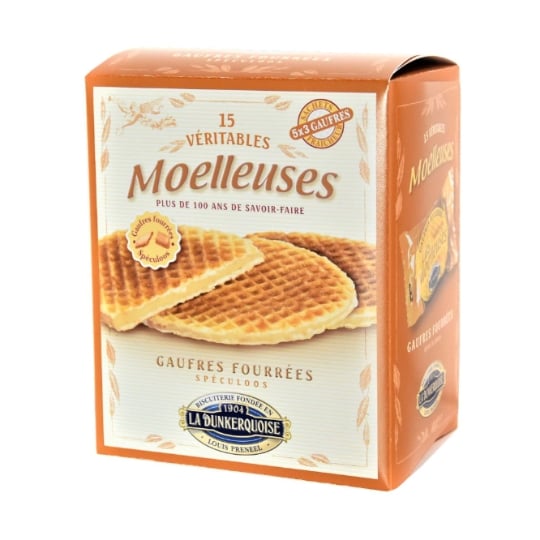 Gaufres Fourrées Spéculoos LA DUNKERQUOISE