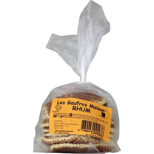 Gaufres rhum LES GAUFRES MAISON