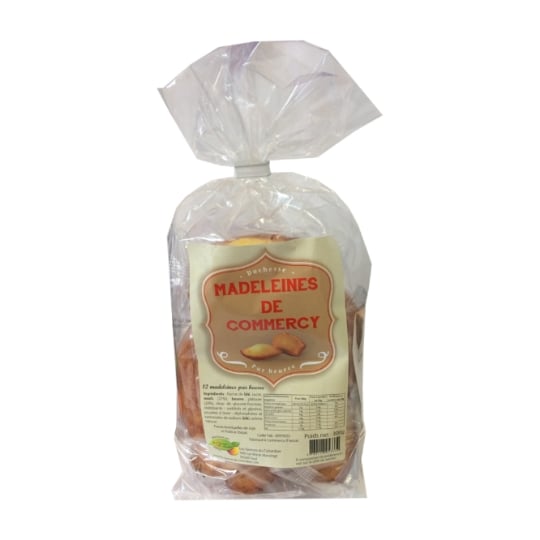 Madeleines de Commercy Pur Beurre LES SAVEURS DU COLOMBIER