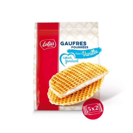 Gaufres Cœur Fondant Vanille LOTUS