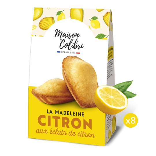 Madeleines Citron Eclats de Citron MAISON COLIBRI