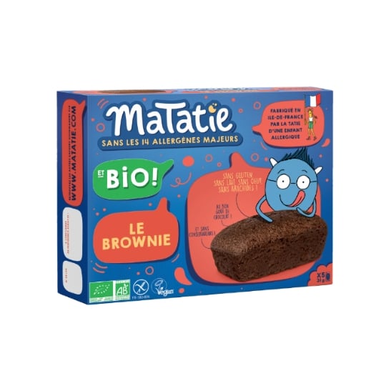 Brownie tout choco bio MATATIE