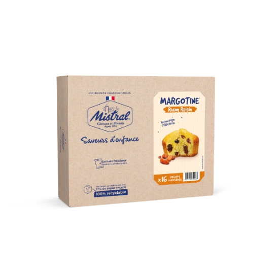 Madeleine Rhum Raisin MISTRAL