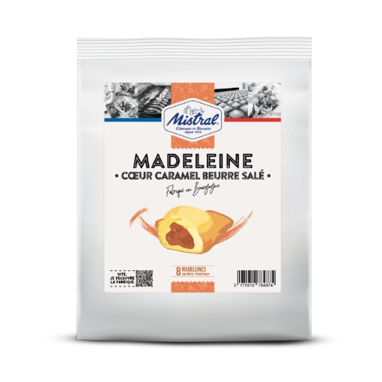 Madeleine Cœur Caramel Beurre Salé MISTRAL