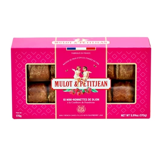 Gâteaux mini-nonnettes fourrées à la framboise MULOT PETITJEAN
