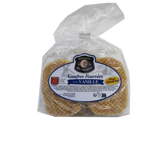 Gaufres Pur Beurre Vanille PATISSERIE DES FLANDRES