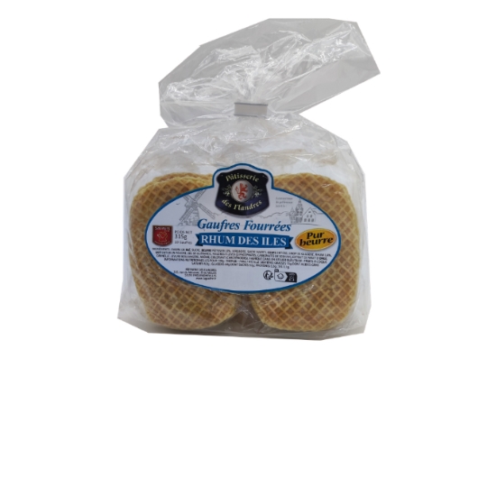 Gaufres Pur Beurre Rhum PATISSERIE DES FLANDRES