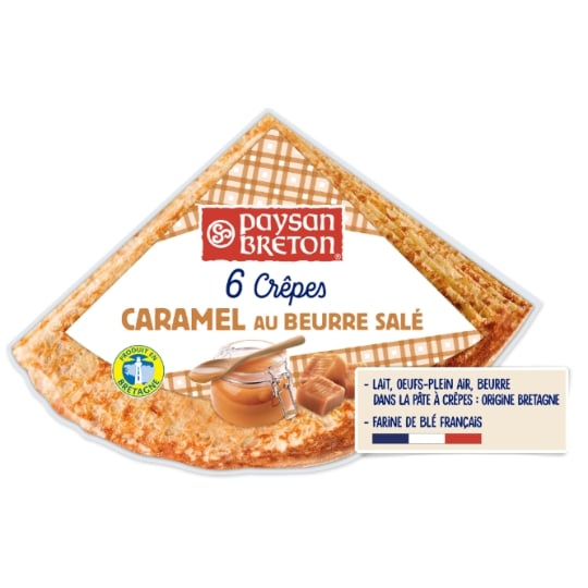 Crêpes caramel beurre salé PAYSAN BRETON