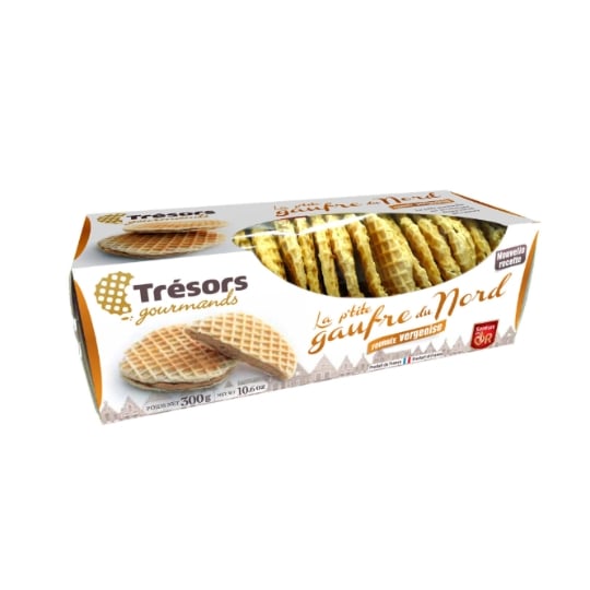 Biscuits gaufres vergeoise TRESORS GOURMANDS