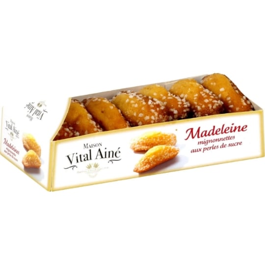 Madeleines aux perles de sucre VITAL AINE