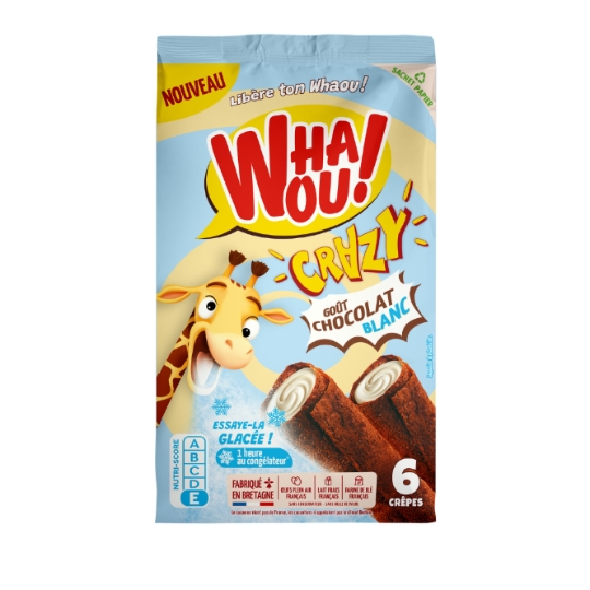 Crêpe Crazy Goût Chocolat Blanc WHAOU!