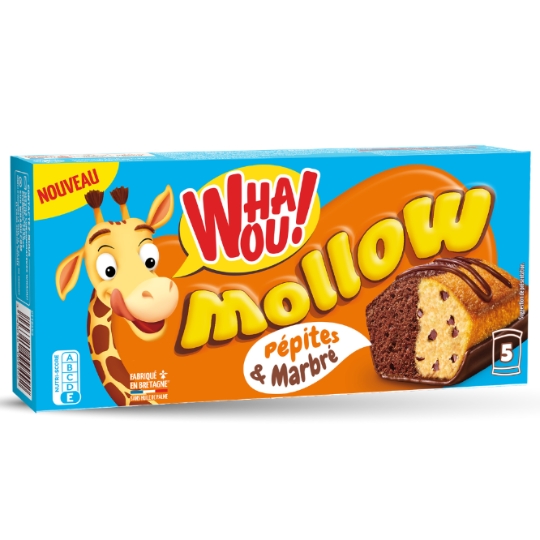 Gâteau Pépites & Marbré Mollow WHAOU!