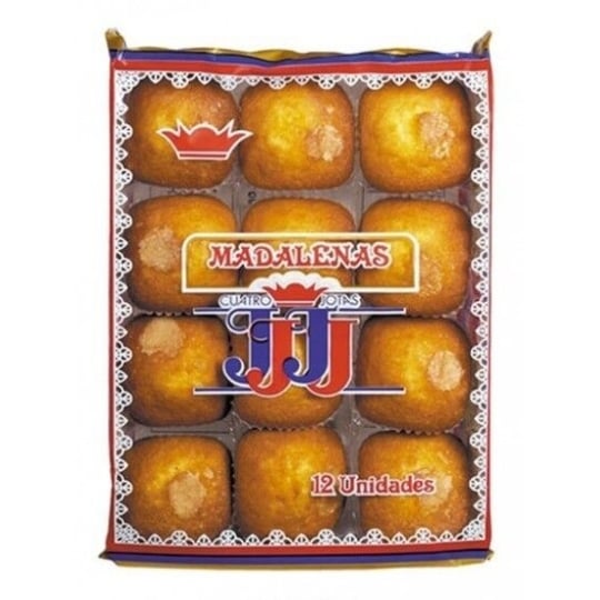 Madeleines Carrées Nature 4j