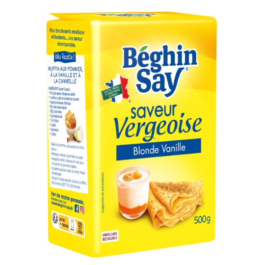 Sucre Vergeoise Blonde Vanille BEGHIN SAY