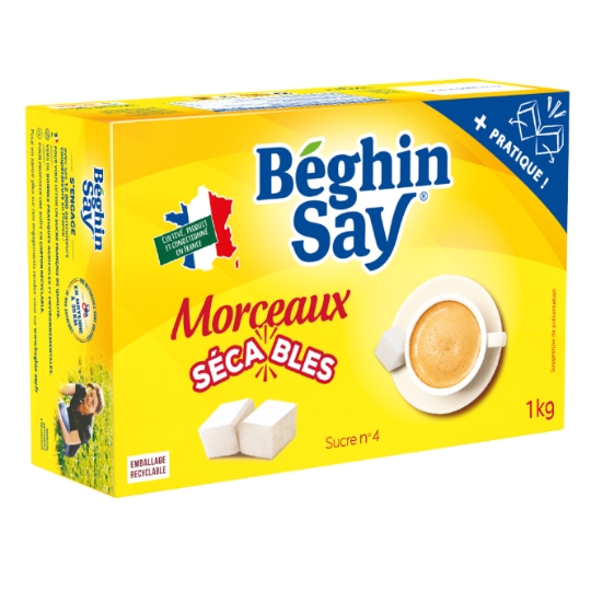 Sucre Blanc Morceaux Sécables N°4 BEGHIN SAY