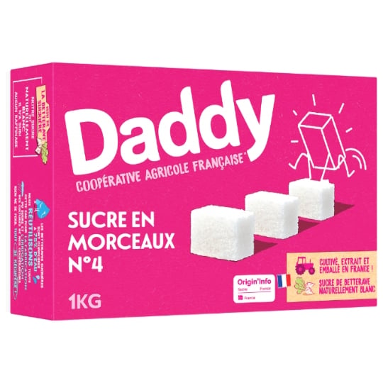 Sucre N°4 Morceaux DADDY
