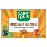 Sucre de Canne en Morceaux Non Raffiné Equitable SAINT LOUIS