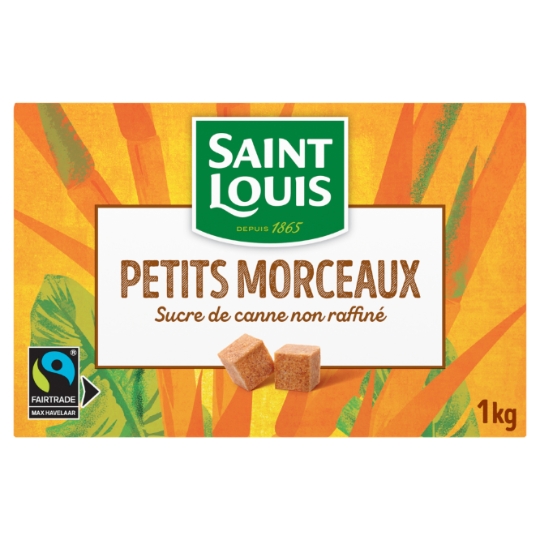 Sucre de Canne Morceaux Non Raffiné Equitable SAINT LOUIS