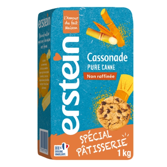 Cassonade Pure Canne non Raffinée - Spécial Pâtisserie ERSTEIN