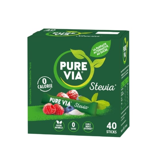 Edulcorant Stévia Sticks PURE VIA