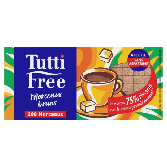 Sucre Bruns Morceaux TUTTI FREE