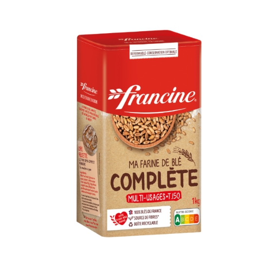 Farine De Blé Complète T150 FRANCINE