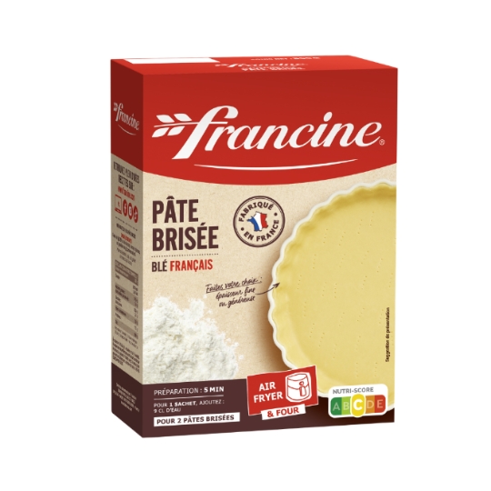 Préparation pour Pâte Brisée au Blé Français FRANCINE