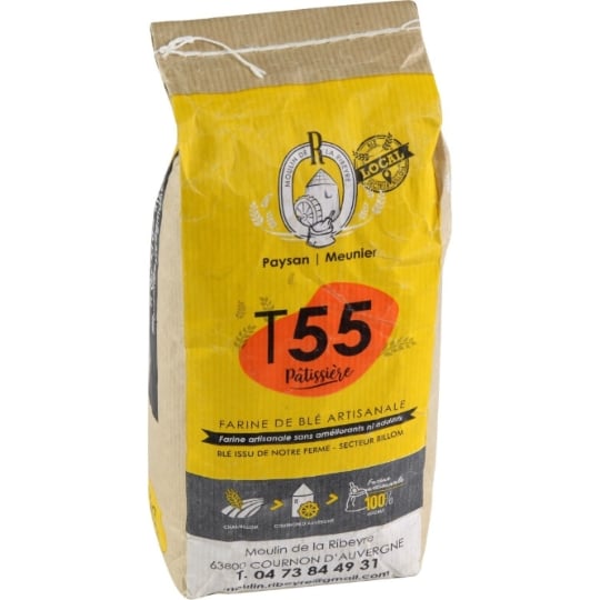 Farine de Blé T55 Pâtisserie MOULIN DE LA RIBEYRE