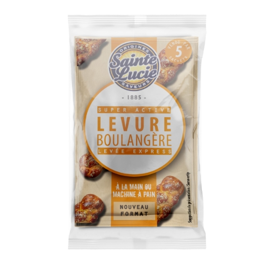 Levure boulangère super active sans gluten SAINTE LUCIE