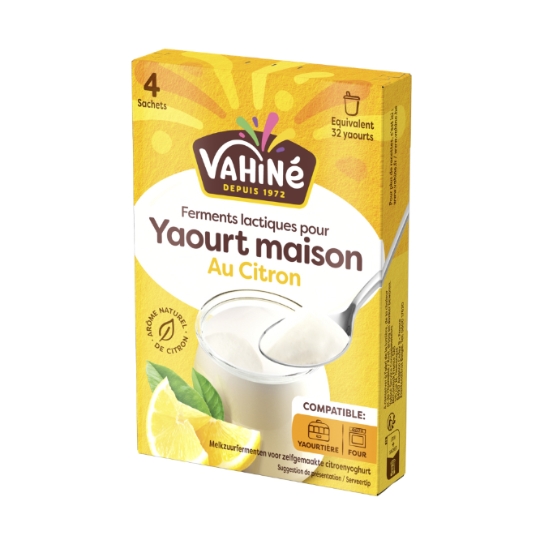 Ferment Lactiques Yaourt Maison Citron Spécial Yaourtière VAHINE
