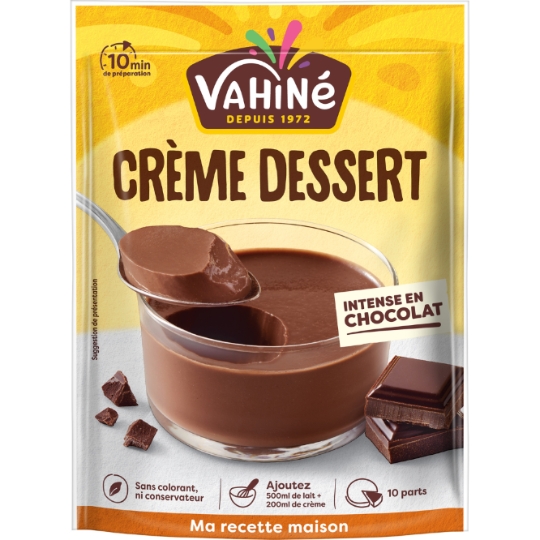 Préparation pour Crème Dessert Intense au Chocolat VAHINE