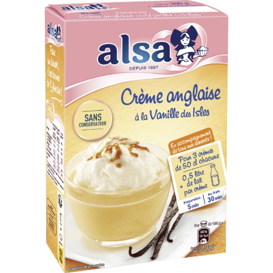Préparation Crème Pâtissière Vanille ALSA